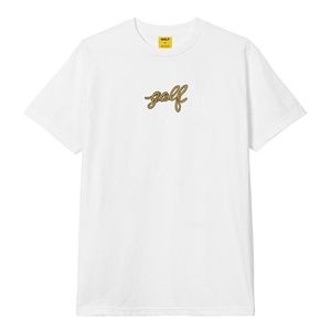 NEW Golf Wang Rope Tee - White/Yellow Size Medium